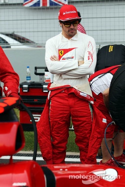 Fernando Alonso, Ferrari on the grid