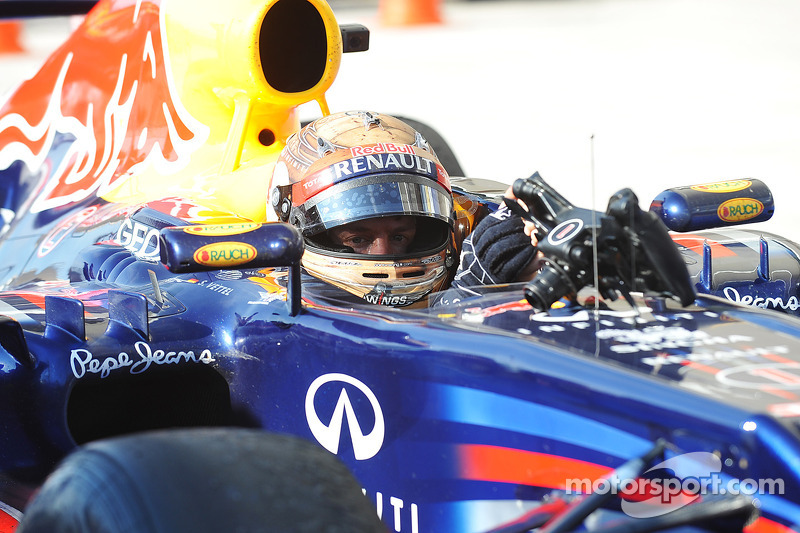 Le second Sebastian Vettel, Red Bull Racing