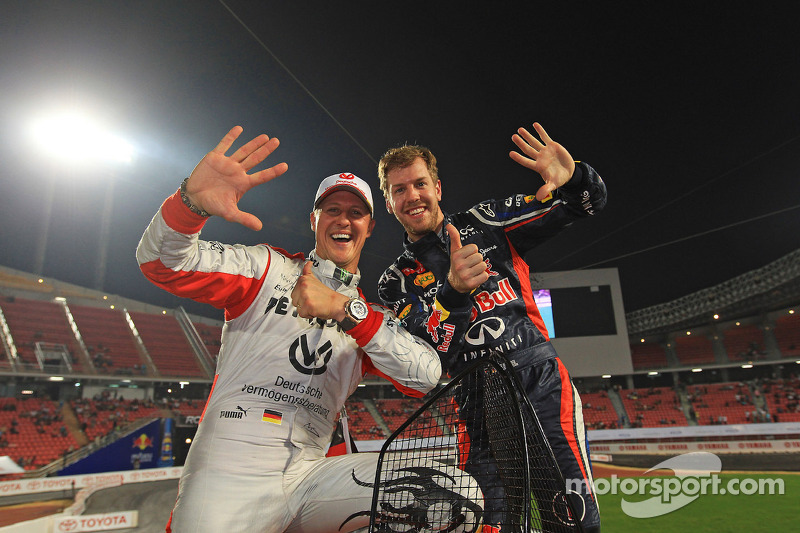 Primer lugar para Sebastian Vettel y Michael Schumacher