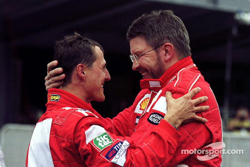 1. Michael Schumacher mit Ross Brawn