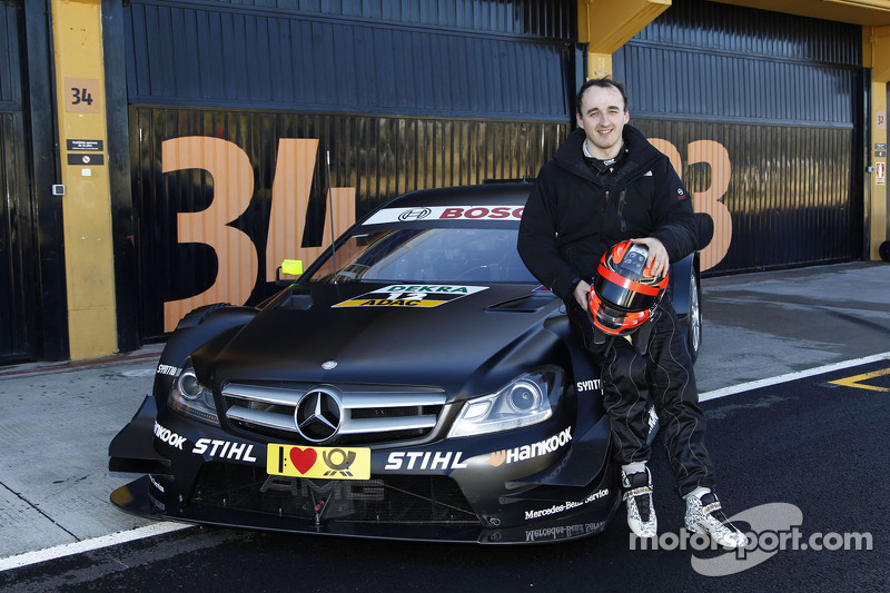 Robert Kubica testet einen Mercedes-DTM-Boliden