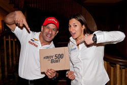 Tony Kanaan e Simona de Silvestro
