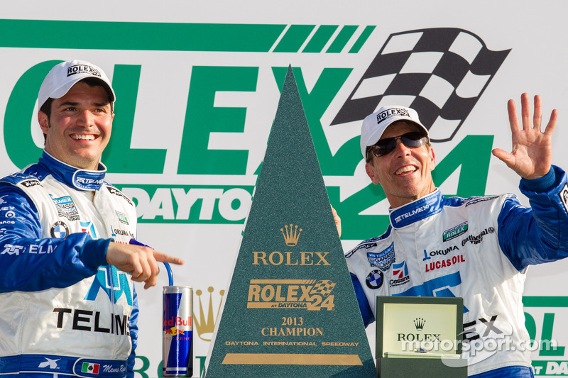 Vencedores na DP: Memo Rojas e Scott Pruett comemoram