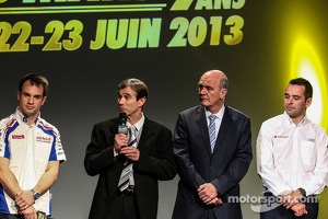 Benoit Tréluyer, Nicolas Lapierre, Pascal Vasselon, Toyota Racing, and Wolfgang Ullrich, Audi Motorsport