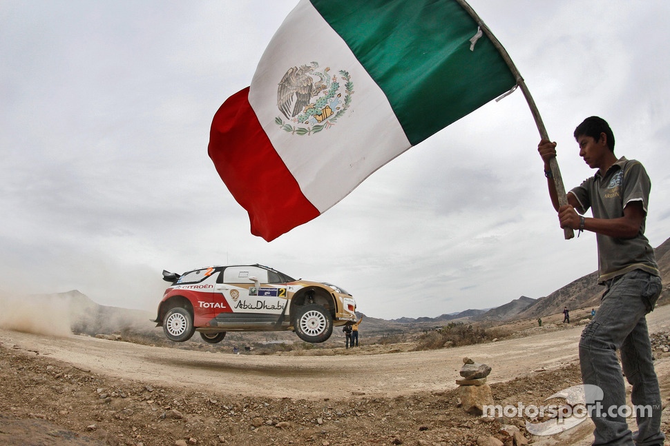 Mikko Hirvonen and Jarmo Lehtinen, Citroën DS3 WRC, Citroën Total Abu Dhabi World Rally Team