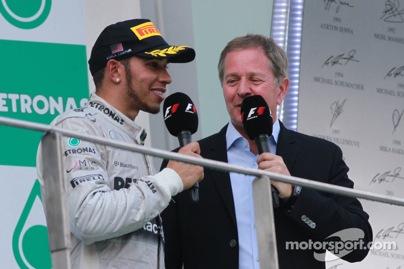 Podio: tercer lugar Lewis Hamilton, Mercedes AMG F1