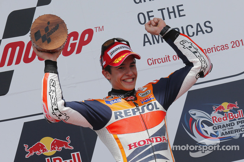 Em 2013, ano da estreia do GP das Américas, Austin foi o palco da primeira vitória de Márquez na MotoGP.