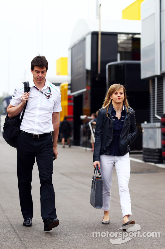 Toto Wolff mit Frau Susie Wolff