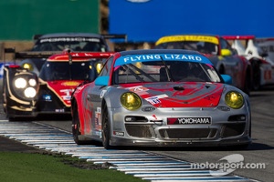 #44 Flying Lizard Motorsports Porsche 911 GT3 RSR: Pierre Ehret, Dion von Moltke