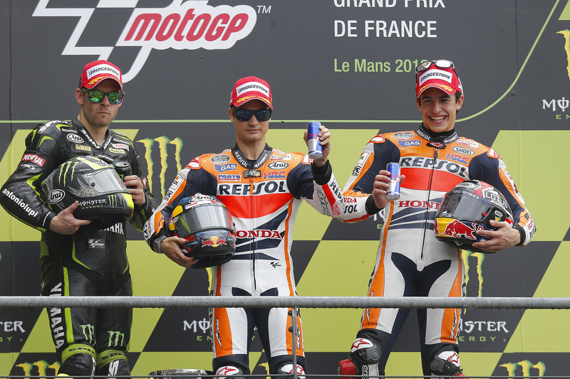 2013: Podio: 1. Dani Pedrosa, 2. Cal Crutchlow, 3. Marc Márquez