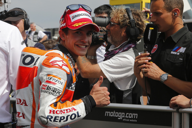 Ganador de la carrera Marc Márquez Repsol Honda team