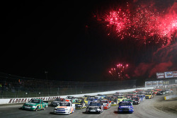 The field makes its way to the start