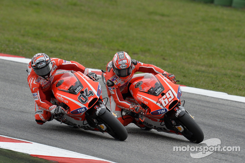 Andrea Dovizioso and Nicky Hayden, Ducati Team