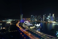 La escena de Singapore Flyer