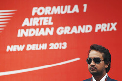 Sameer Gaur, Geschäftsführer Jaypee Group auf dem Podium