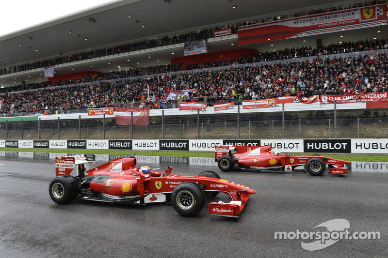 Felipe Massa y Marc Gené