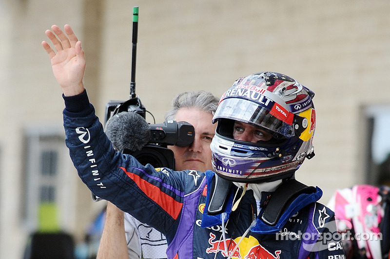 El autor de la pole del GP de Estados Unidos 2013, Sebastian Vettel, Red Bull Racing