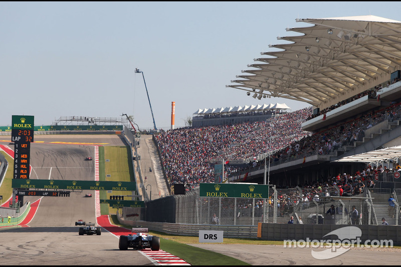 Estados Unidos 2013 fue su primera carrera en los puntos (8º)
