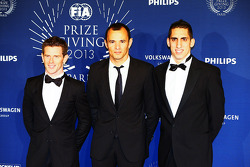 (L to R): Anthony Davidson, Stéphane Sarrazin, Sebastien Buemi, Toyota Racing