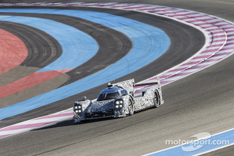 Porsche LMP1 testing at Paul Ricard Circuit