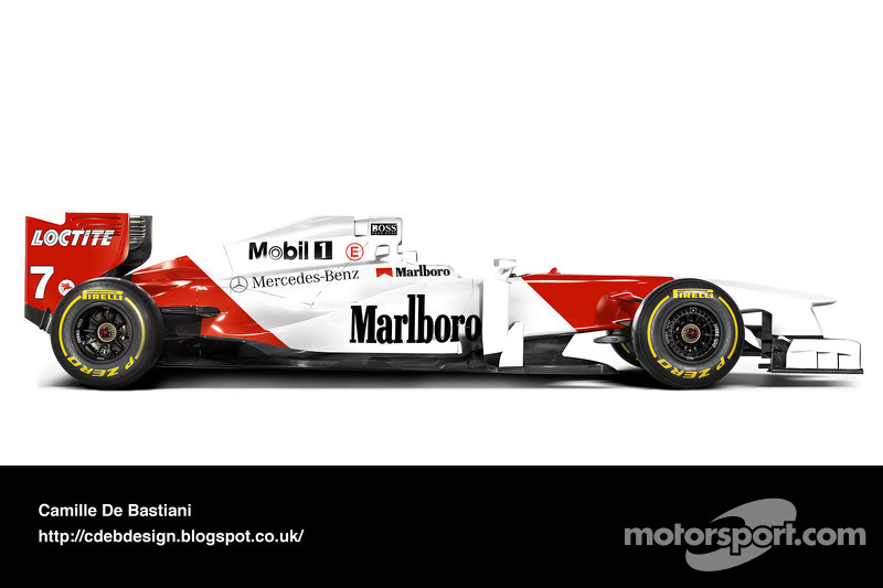 Formel-1-Auto im Retrodesign: McLaren 1996