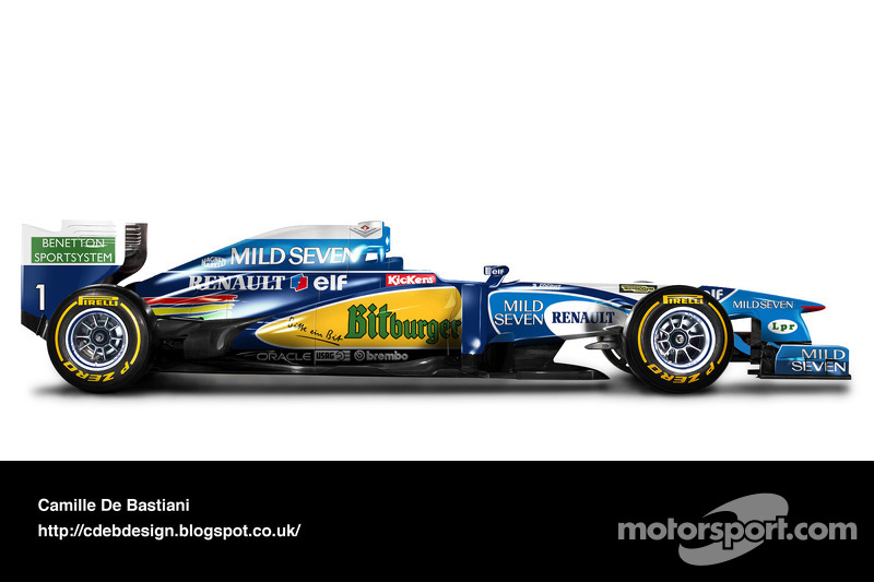 Auto Retro F1 - Benetton 1995