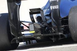 Williams FW36 : aileron arrière et diffuseur