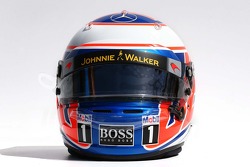 Il casco di Jenson Button, McLaren