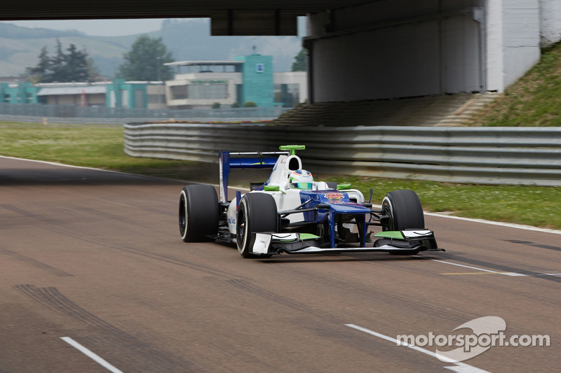 Simona de Silvestro prueba un Sauber F1, Fiorano2014