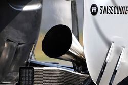 Nova escapamento megafone na Mercedes GP