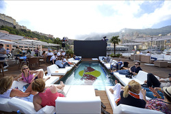 La piscine du Red Bull Energy Station