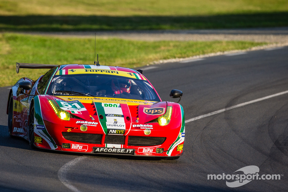 #51 AF Corse Ferrari 458 Italia: Gianmaria Bruni, Toni Vilander, Giancarlo Fisichella