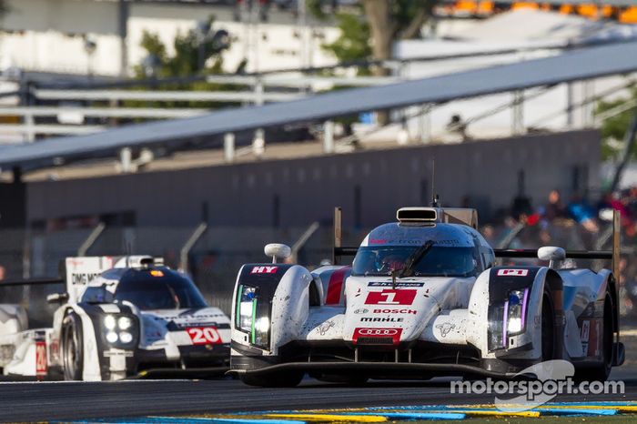 #1 Audi Sport Team Joest Audi R18 E-Tron Quattro: Lucas Di Grassi, Marc Gene, Tom Kristensen