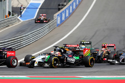 Rennstart: Sergio Perez, Sahara Force India F1 VJM07