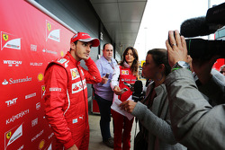 Jules Bianchi, Ferrari Test Driver with the media