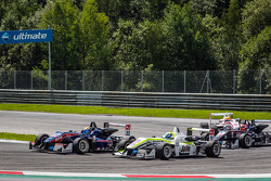 Hector Hurst, Team West-TecF3 Dallara F312 Mercedes, Richard Goddard, ThreeBond with T-Sport Dallara F312 NBE