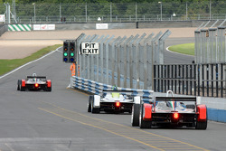 Formula E cars in pitlane