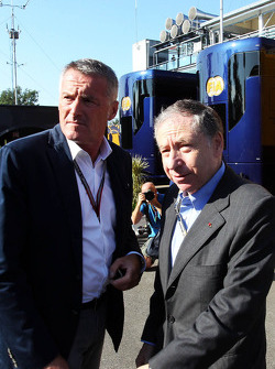 (Da sinistra a destra): Marcello Lotti, Ex WTCC General Manager con Jean Todt, Presidente FIA