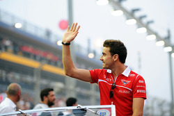 Jules Bianchi lors de la parade des pilotes