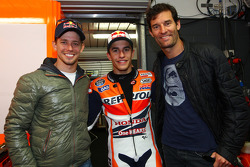 Casey Stoner, Marc Marquez and Mark Webber