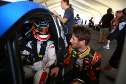Jose María López y Romain Grosjean