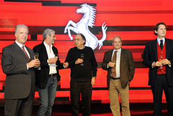 Piero Ferrari, Maurizio Arrivabene, Sergio Marchionne, Amedeo Felisa, John Elkann
