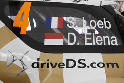 Sébastien Loeb y Daniel Elena, con el Citroën DS3 WRC, del Citroën Total Abu Dhabi World Rally Team