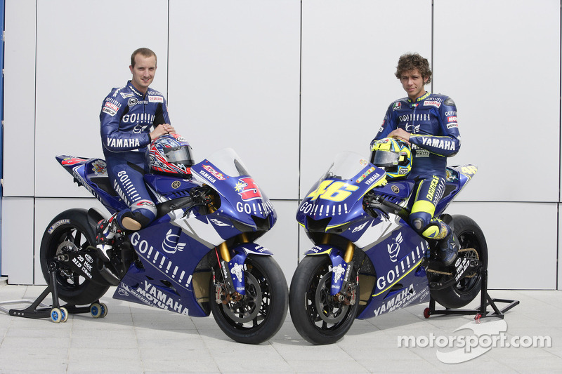 Colin Edwards, Yamaha; Valentino Rossi, Yamaha