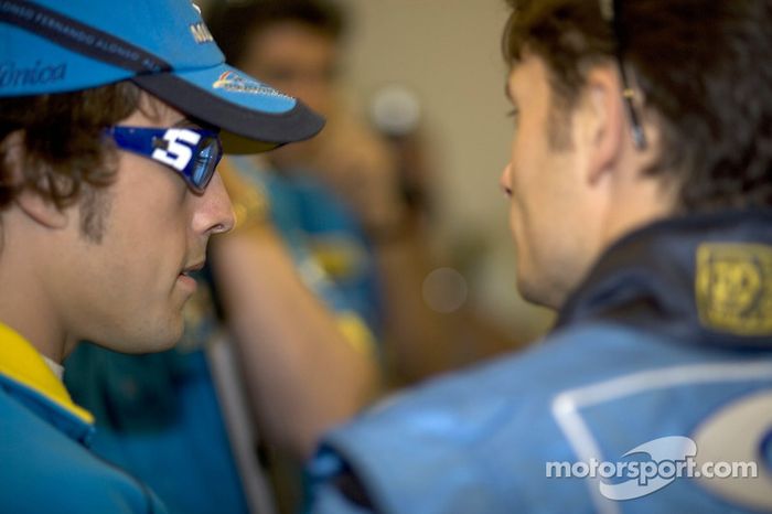 Fernando Alonso y Giancarlo Fisichella