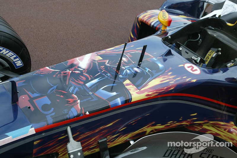 Star Wars en el auto de Red Bull Racing