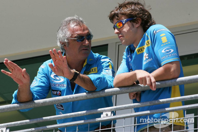 Flavio Briatore et Fernando Alonso