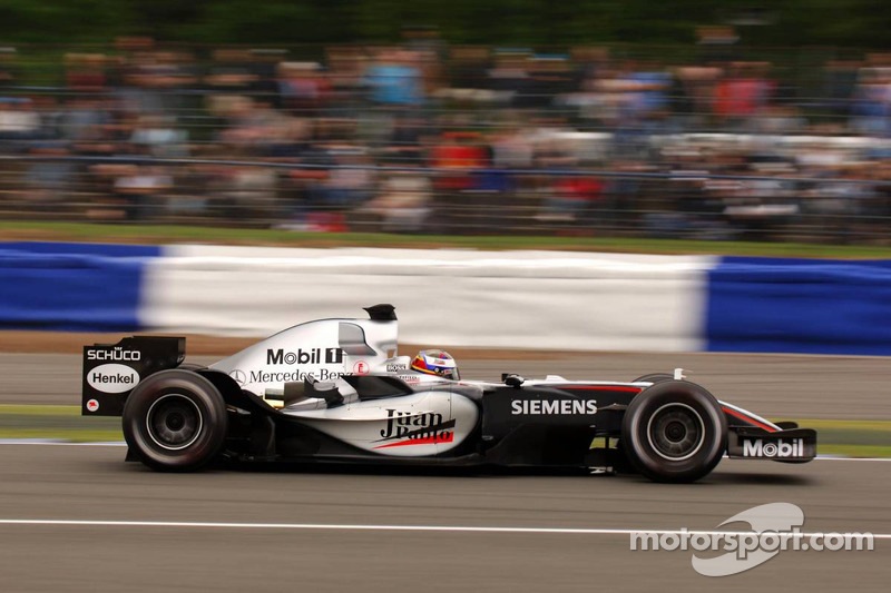 Ganador del Gran Premio de Gran Bretaña de F1 2005: Juan Pablo Montoya (McLaren-Mercedes MP4-20)