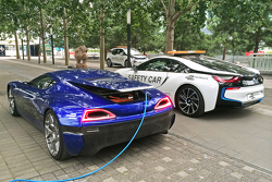 De volledig elektrische Rimac Automobili hypercar