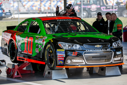 El coche de Danica Patrick se prepará